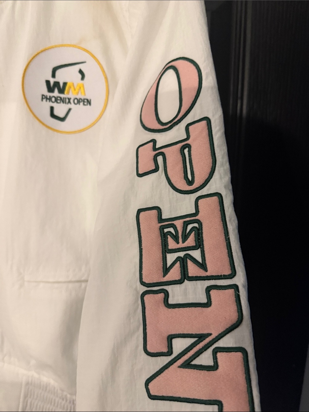 ⛳️Fore All White WM Phoenix Open Jacket Size Large Caitlin Clark Inspired - Picture 5 of 8